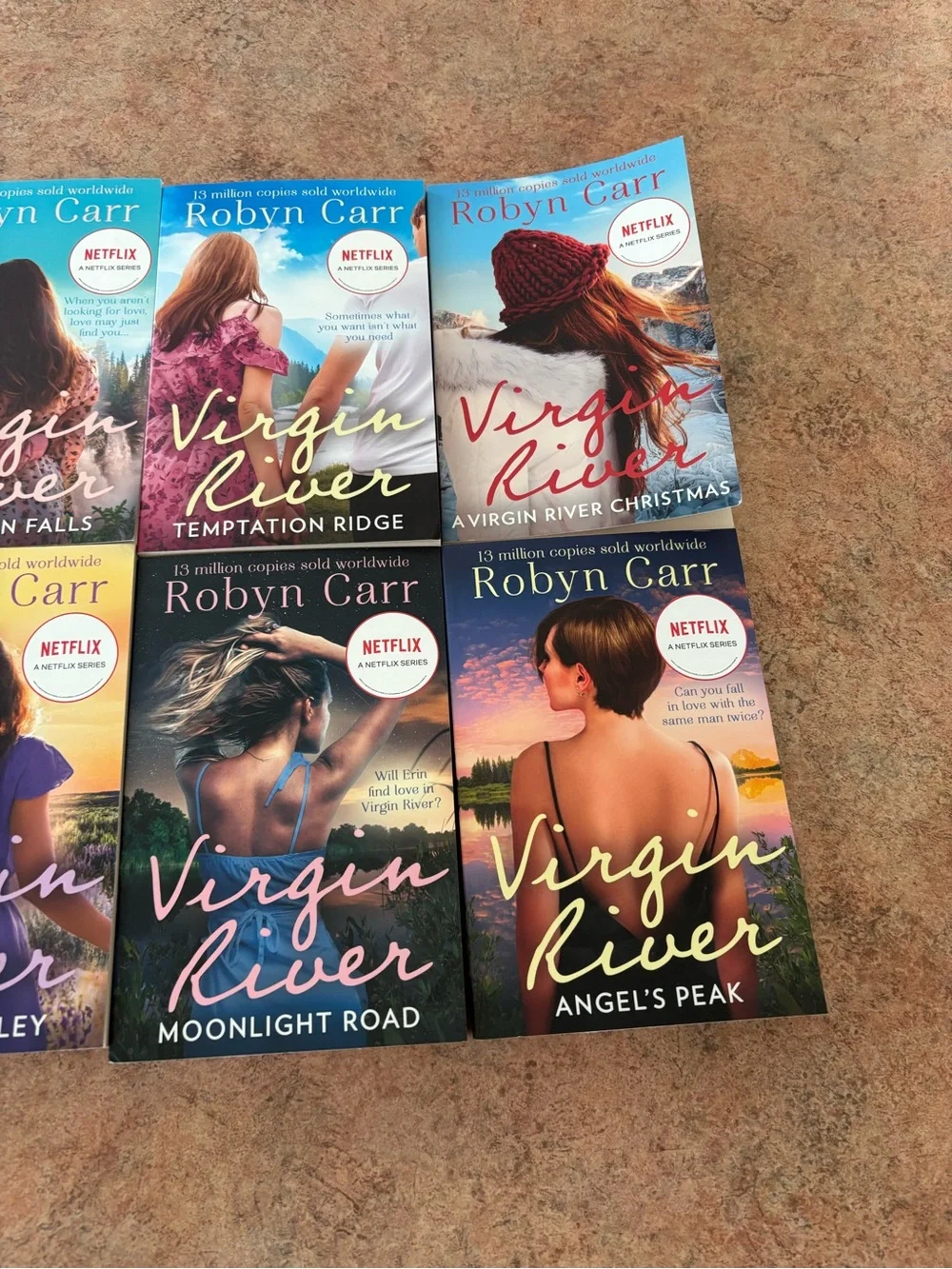 Virgin River Paperback Book Set by Robyn Carr (8 Titles)